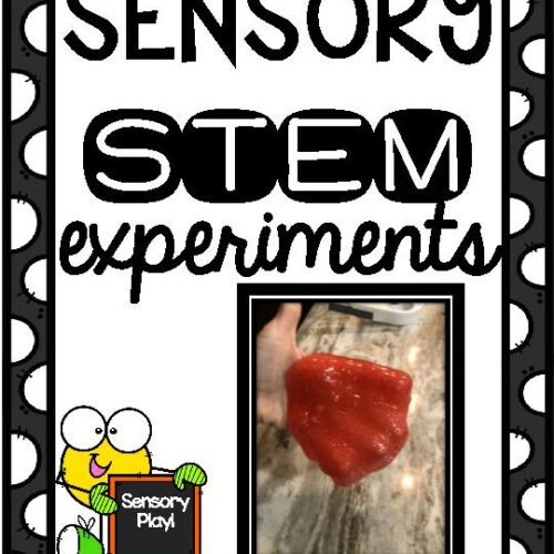 Quick and Easy Sensory STEM Challenges - Fake Snow, Slime, and Play Dough's featured image