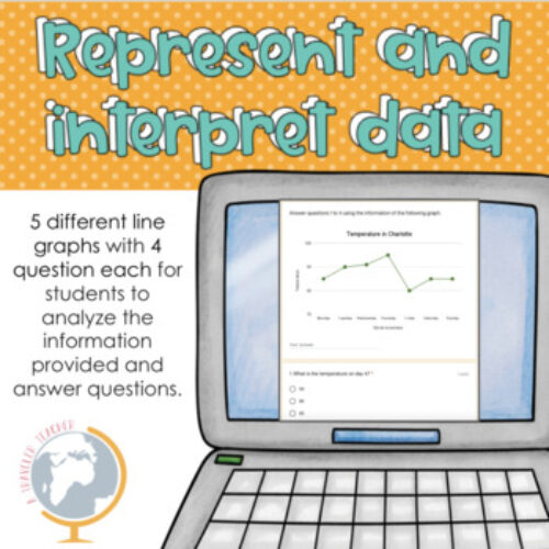 Represent and Interpret data Line Graphs Google Form's featured image