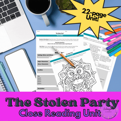 The Stolen Party : Comprehensive Short Story Unit's featured image
