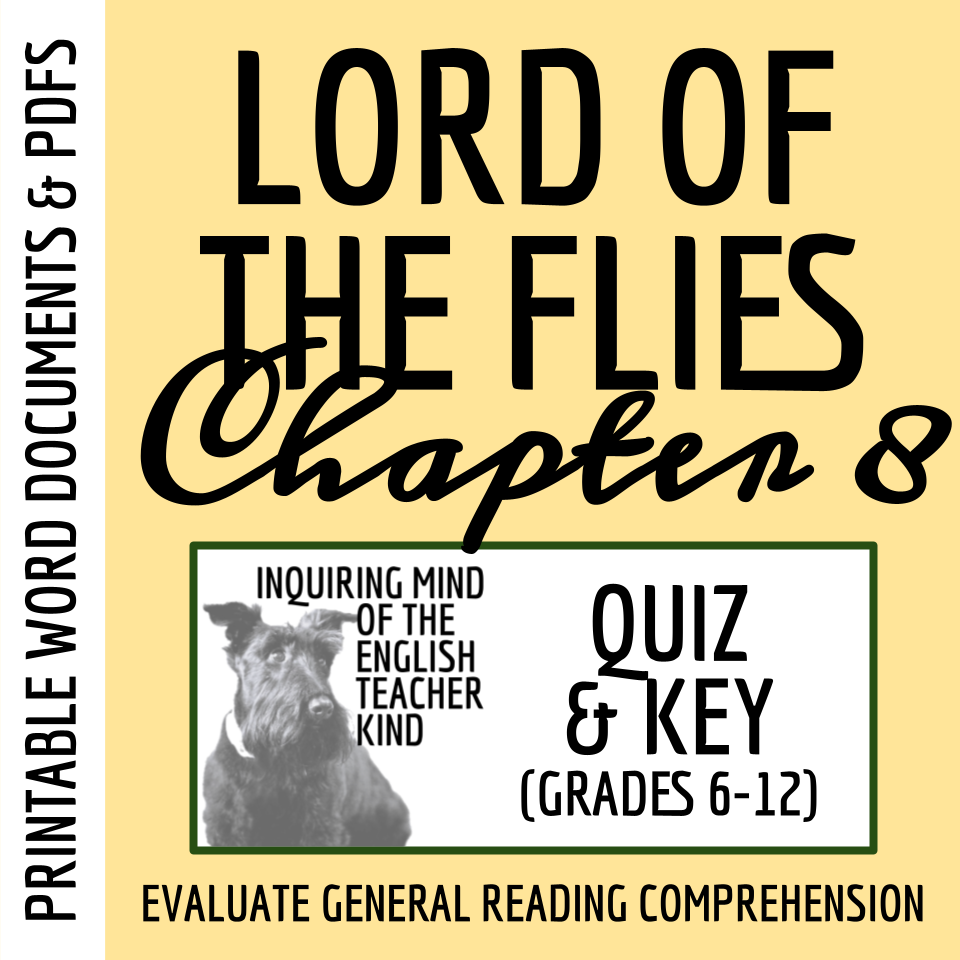 lord of the flies chapter 8 reading