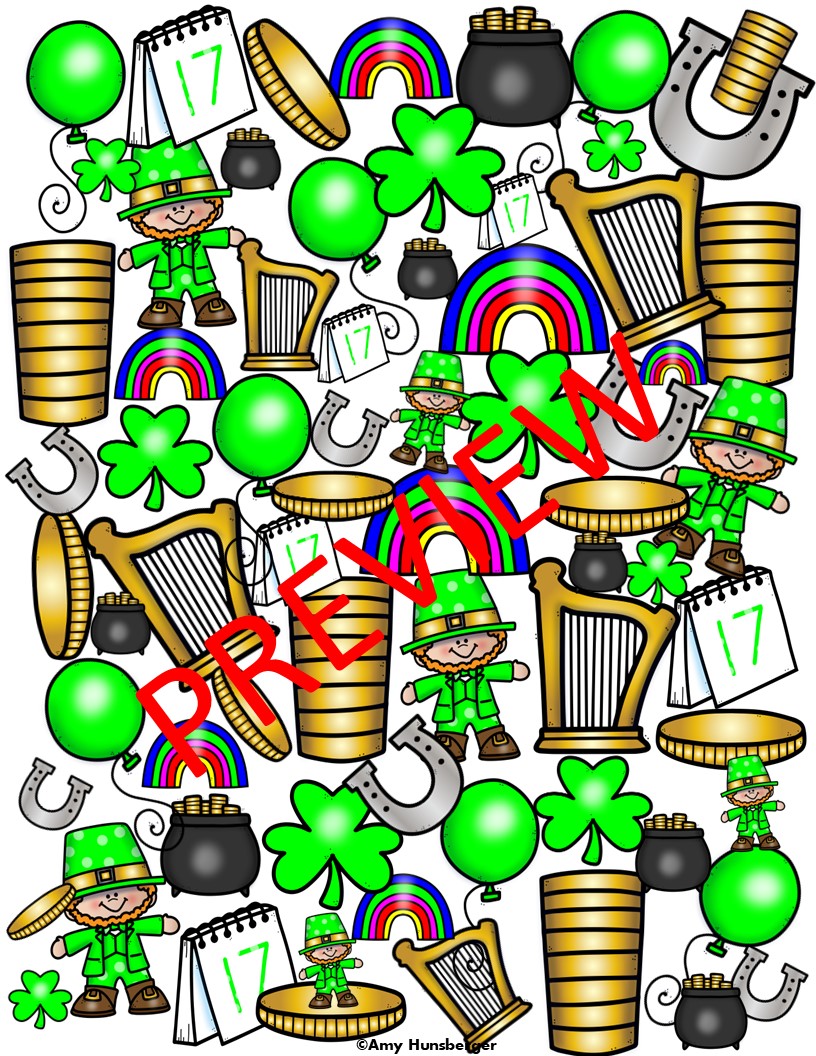 St. Patrick's Day Can You Find It? Activity