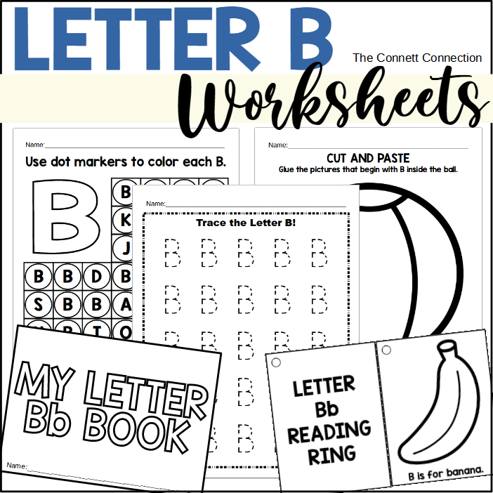 Letter B Worksheets - Classful