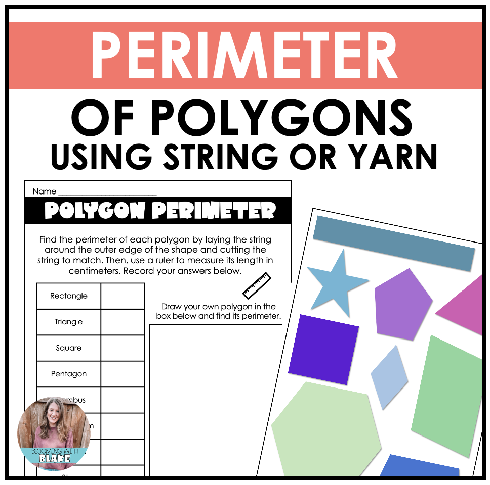 Perimeter of Polygons Activity for Math Centers | 3rd Grade - Classful