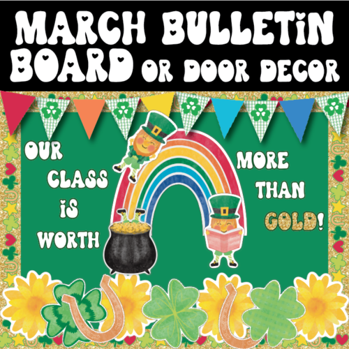 March Bulletin Board St. Patrick's Day's featured image