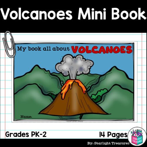 Volcanoes Mini Book for Early Readers's featured image