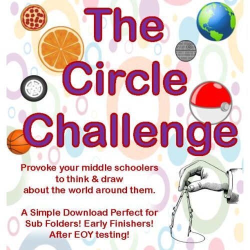 The Circle Challenge : Easy Early Finish or Substitute Activity's featured image