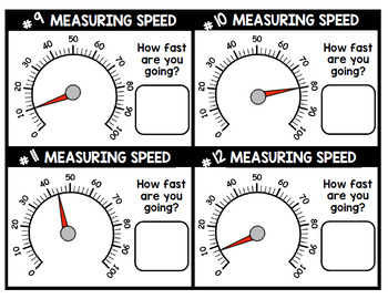 Life Skills - Reading Car Gauges - Task Cards - Driving - Speedometer ...