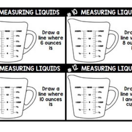 Liquid Measuring Cups  Liquid measuring cup, Measuring cups, Teaching life  skills
