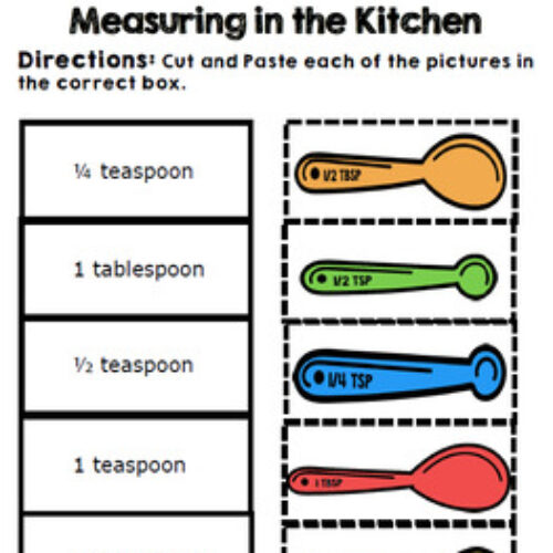 Life Skills Real World Math: Measuring Cups, Recipes, and Cooking. Uni –  Life Skills Creations