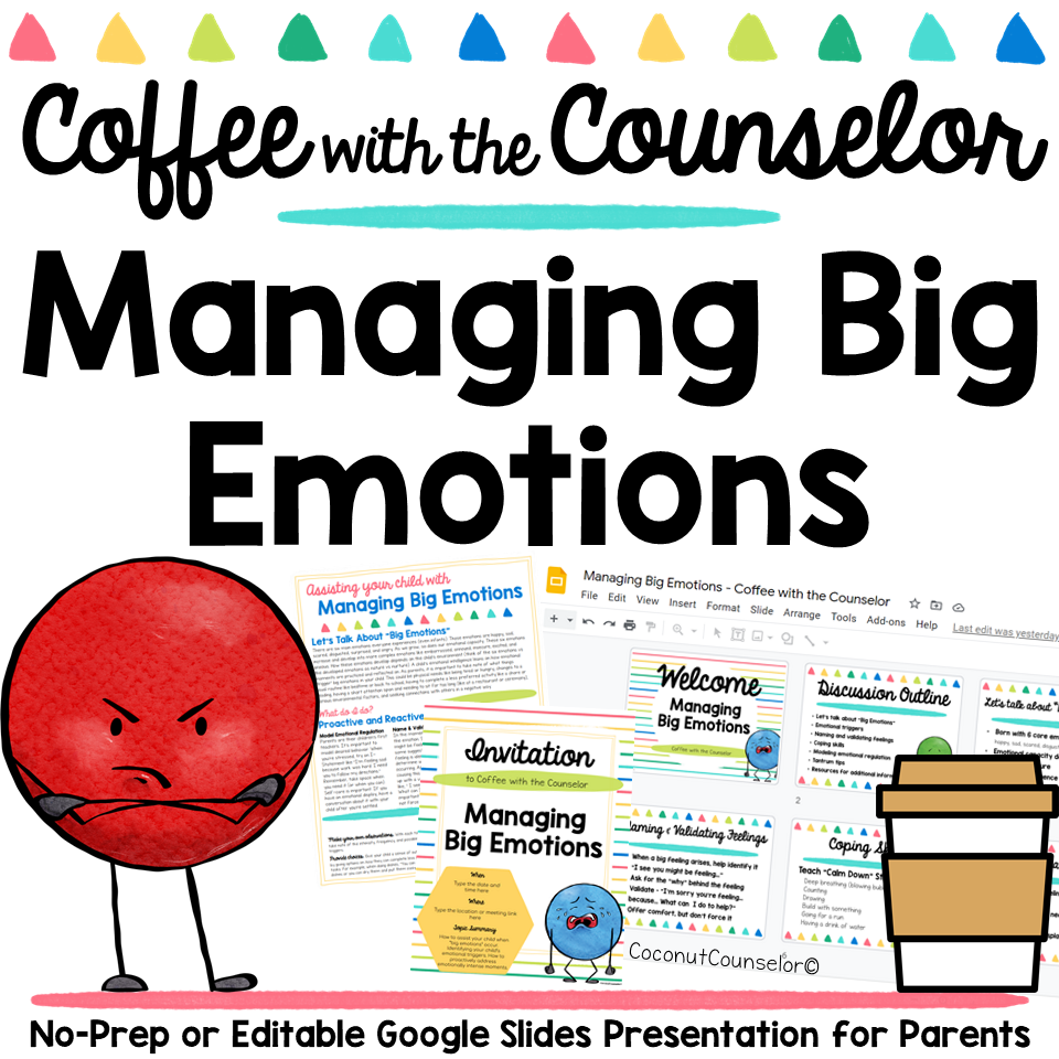 Coffee with the Counselor | Managing Big Emotions