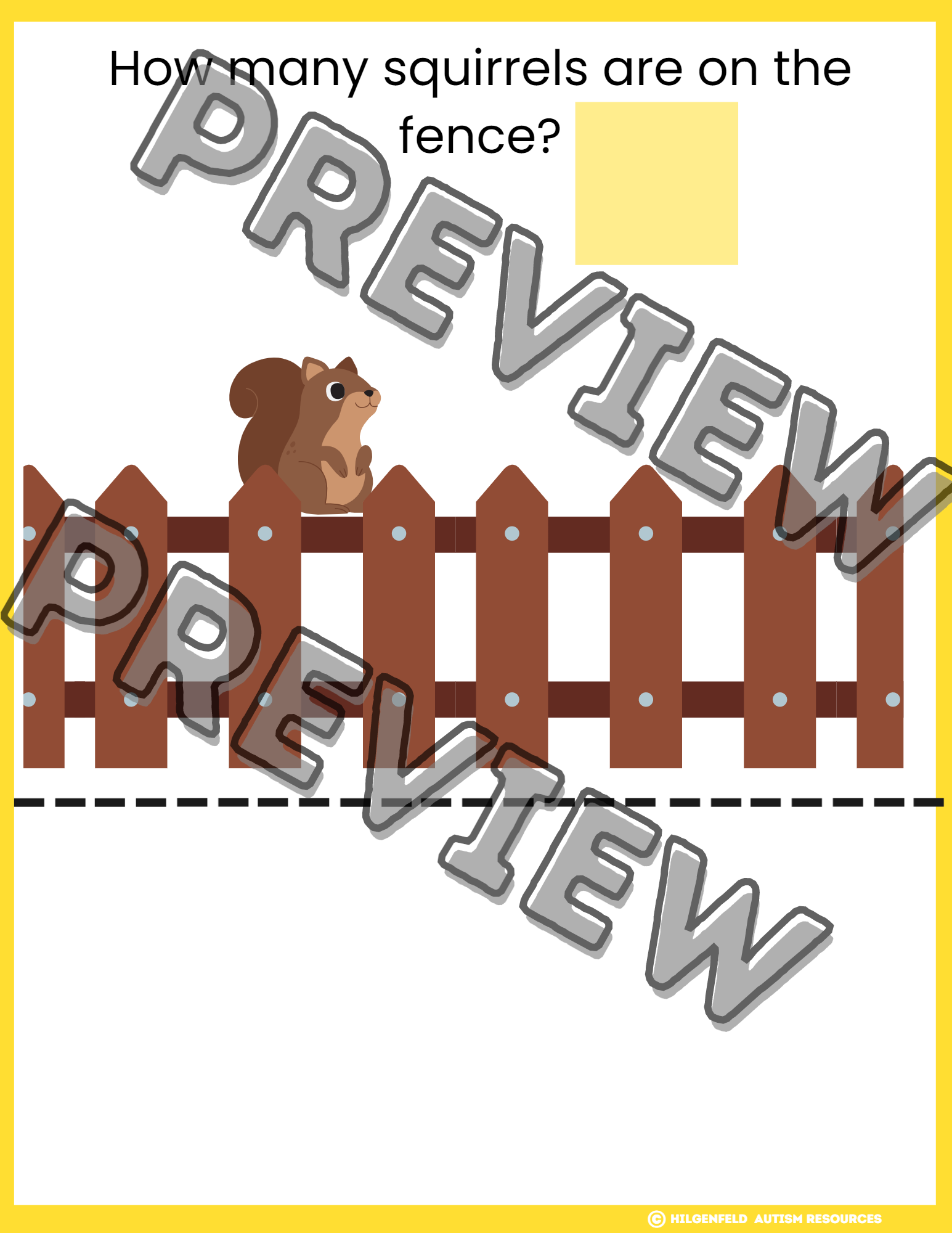 Spring Math Interactive Book for Preschool Match Numbers - Classful