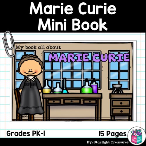 Marie Curie Mini Book for Early Readers: Women's History Month's featured image