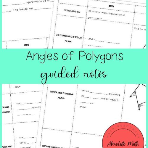 Angles of Polygons Guided Notes's featured image