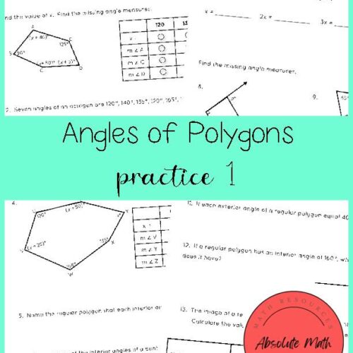 Angles of Polygons Practice 1's featured image