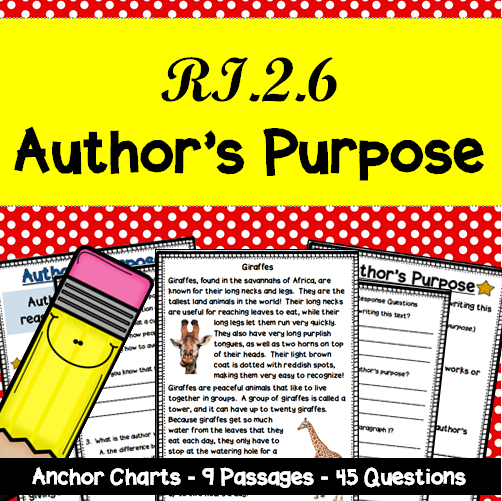 50+ Author's Purpose in Nonfiction worksheets for 3rd Grade on