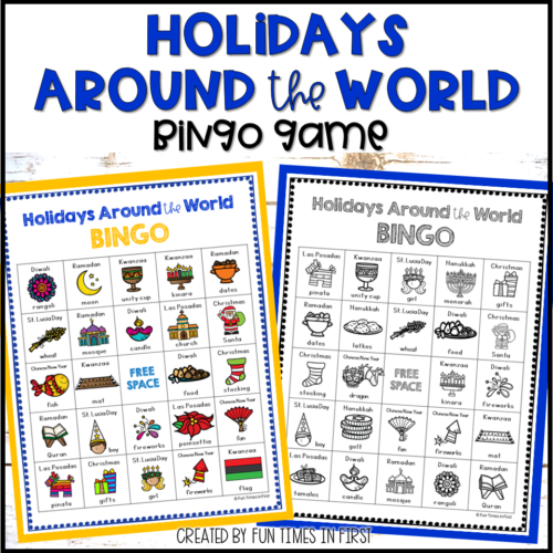 Holidays Around the World Bingo Game's featured image