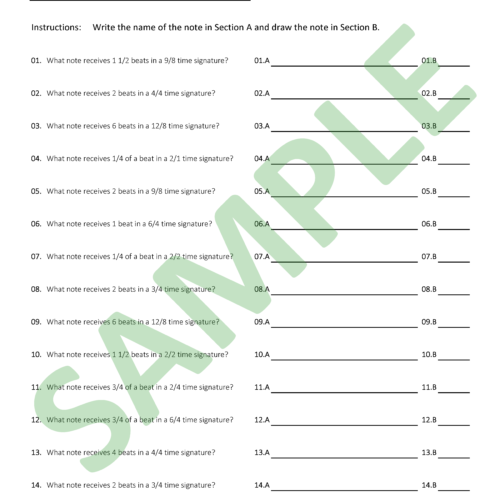 Intermediate Worksheet_1.1 - Note Names, Values, and Symbols's featured image