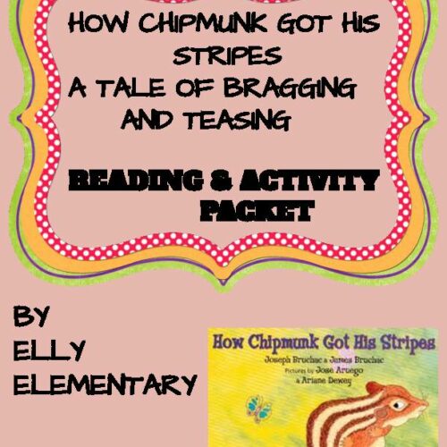 HOW CHIPMUNK GOT HIS STRIPES READING COMPREHENSION & ACTIVITIES's featured image