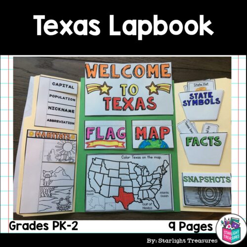 Texas Lapbook for Early Learners - A State Study's featured image