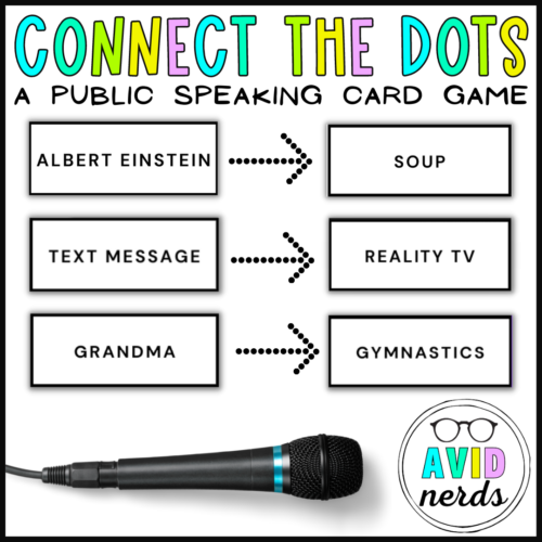 AVID Team Building Public Speaking Card Game Activity for Fun / Framework Friday's featured image