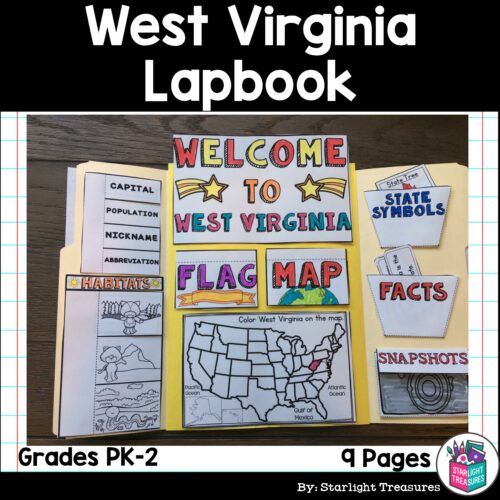 West Virginia Lapbook for Early Learners - A State Study's featured image