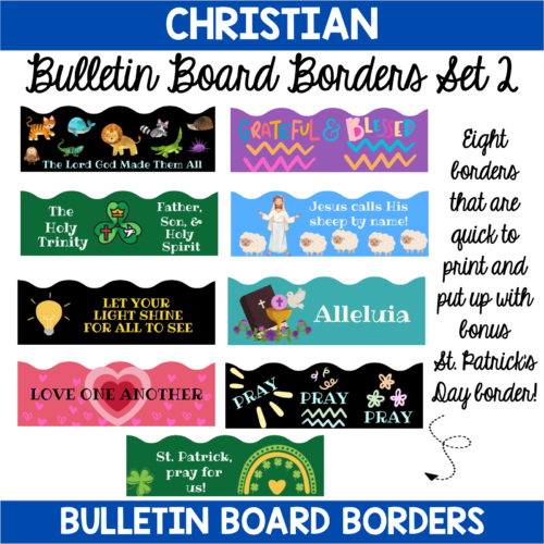 Christian Bulletin Board Borders Set 2's featured image