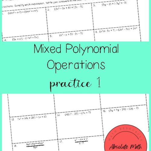 Mixed Polynomial Operations Practice 1's featured image
