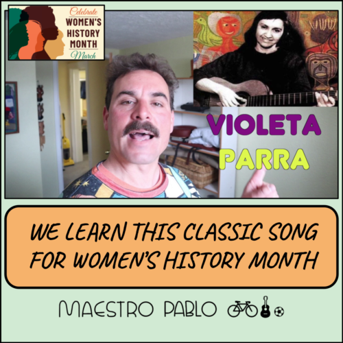 Gracias a la vida de Violeta Parra Sing Along Video / Printable Worksheets's featured image