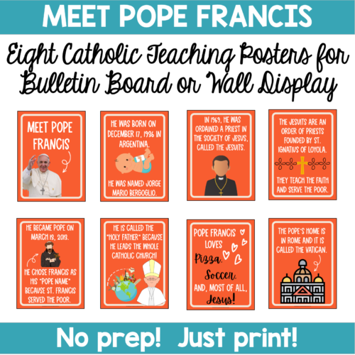 Pope Francis: Catholic Teaching Posters's featured image