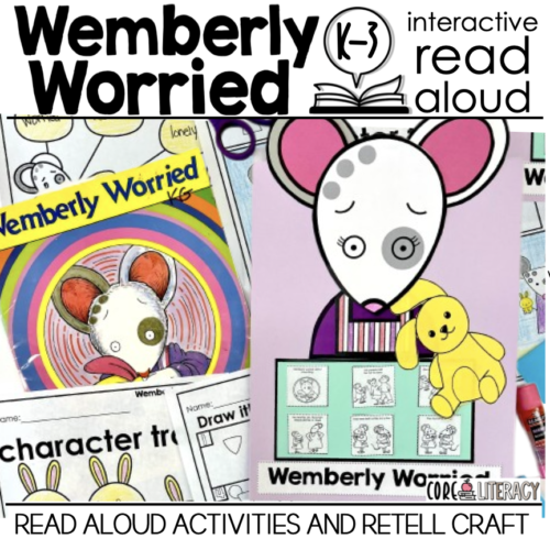 Wemberly Worried Craft + Read Aloud | Sequencing + RETELL Kit | Kevin Henkes's featured image