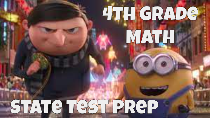 4th Grade Math Rise of Gru State Test Review