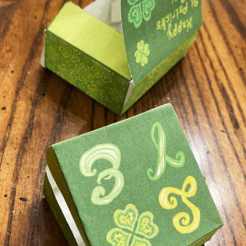 Happy St. Patrick’s Day 2 Irish Potato Candy Box Patterns printable's featured image