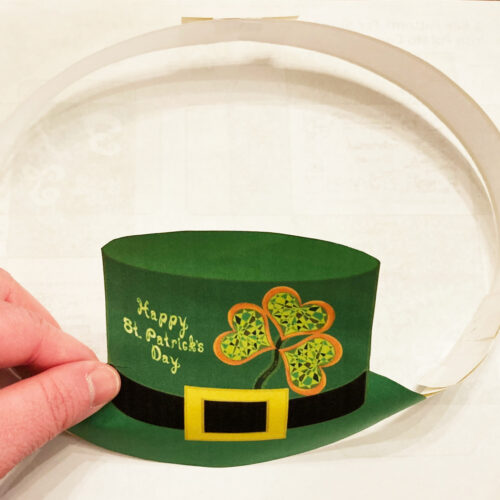 Happy St. Patrick’s Day Leprechaun Party Paper Hat printable's featured image
