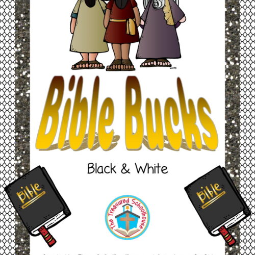 Bible Bucks in Black & White - Religious Incentive's featured image