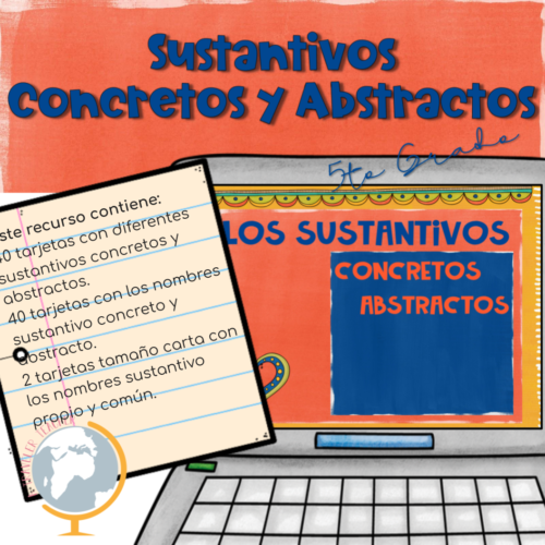 Los Sustantivos Concretos y Abstractos Juego Memoria (Nouns)'s featured image