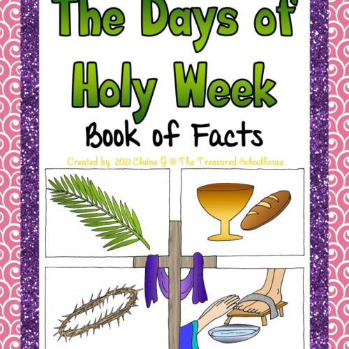 The Days of Holy Week Facts Book (Tab Book) - Classful