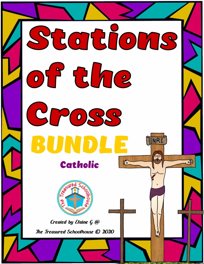 Catholic Coloring Pages - Stations of the Cross - Bundle of 14 - Lent  Activity for Kids - Printable Coloring Pages - Digital - PDF