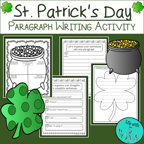 St. Patrick's Day Writing Activity - Paragraph Writing's featured image