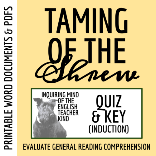 Taming of the Shrew Induction Quiz and Answer Key's featured image