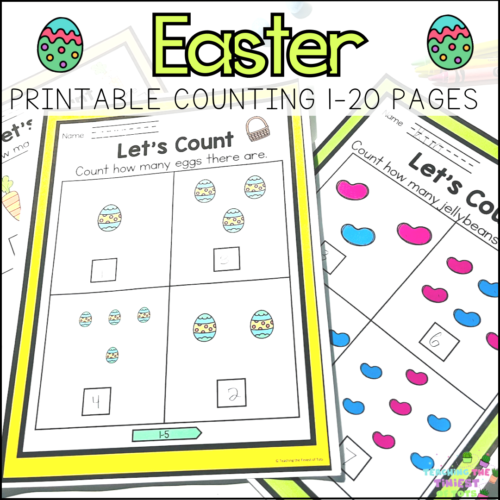 Easter Kindergarten Math Worksheets Counting How Many's featured image