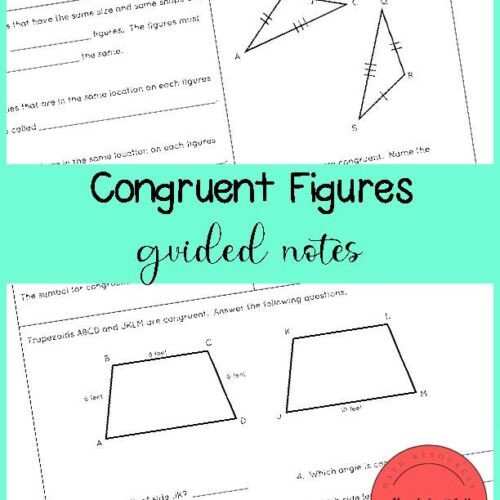 Congruent Figures Guided Notes's featured image