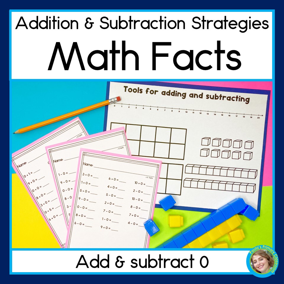Math Facts Strategies for Adding and Subtracting 0 FREE