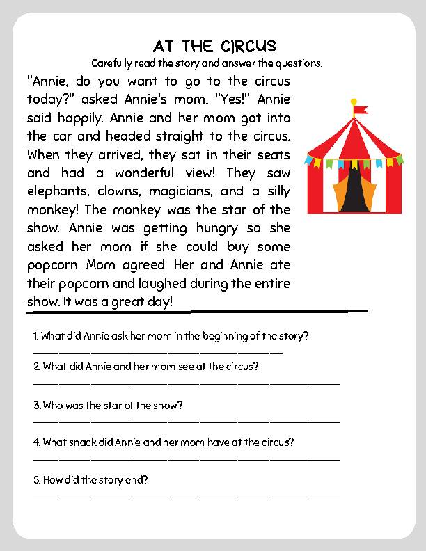 Short Stories WH Question Packet Classful
