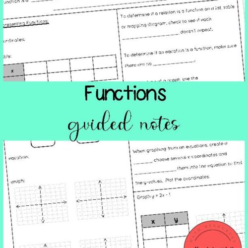 Functions Guided Notes's featured image