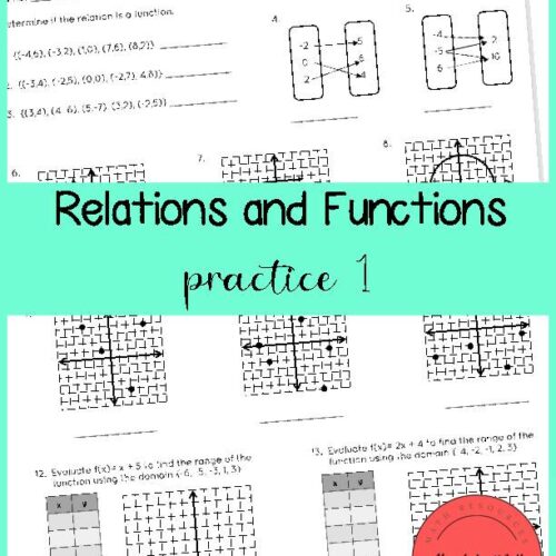 Relations and Functions Practice 1's featured image