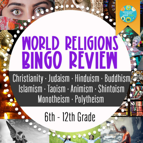 NEW! WORLD RELIGIONS BINGO REVIEW GAME | WORLD RELIGION's featured image