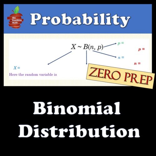 Probability and Binomial Distribution - No Prep Lesson (PowerPoint) and Guided Notes's featured image