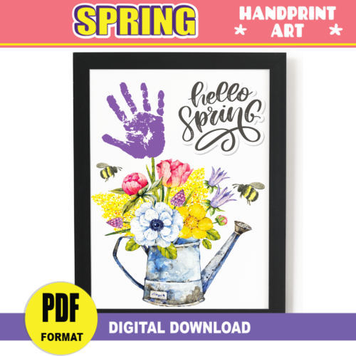 Handprint Flowers - Made To Be A Momma