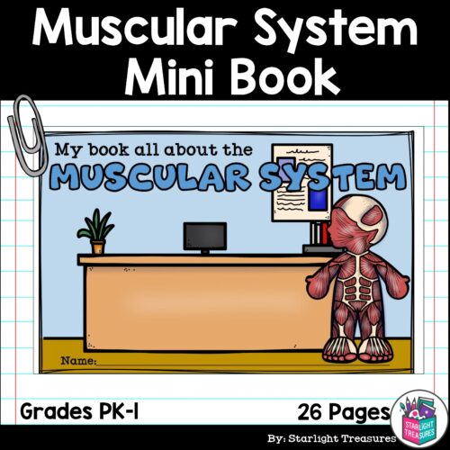 Human Body Systems: Muscular System Mini Book for Early Readers's featured image