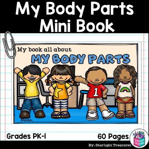 My Body Parts Mini Book for Early Readers's featured image